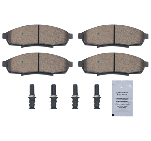 Image of HUSCH D376 Front Ceramic Brake Pads Kit Fit For Buick Regal 1988-1996, For Chevrolet Lumina 1990-2001, For Chevrolet Monte Carlo 1995-1999, For Oldsmobile Cutlass Supreme 1988-1997