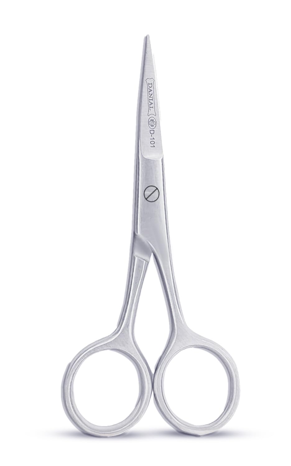4.5" Stainless Steel Hair Cutting Scissors - Crafted for Precision Grooming: Professional Men's Barber Tool for Moustache, Beard, and Eyebrows - Rust-Free, Finest Trimming Experience