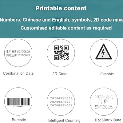 Portable Desktop Inkjet Printer, 12.7mm/25.4mm Online Inkjet Coder, Automatic Industrial Inkjet Printer, Inkjet Coding Machine, Date Coding Machine,25.4mm