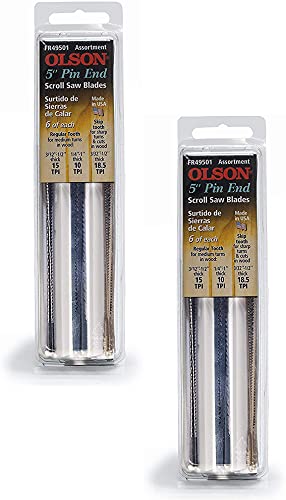 FR49501 Pin End Scroll Saw Blade (Two Pack)