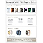 3 in 1 Magnetic Wireless Charging Station, 15W Fast Charger Compatible with iPhone 17/16/15/14/13/12 Series, Apple Watch 9-2/SE, AirPods Pro 3/2/1, for Bedside Desk Travel Home Office (Black) - Image 4