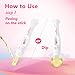Easy@Home Pregnancy Test Sticks: 5 Count - Reliable and Early Detection Pregnancy Sticks - Precise Results in Minutes - Easy to Use at Home Urine Pregnancy Tests with Curved Handle