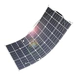 Solarpanel Flexibel 98W Solarmodul Perfekt für Camping, Boot Dachmontage