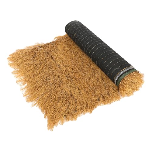 Rollos de paja artificial ignífuga de 1x20m para decorar techos de bares tiki 2