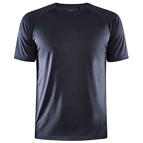 Craft CORE Unify Training Tee M Monument L - Funktionsshirt Herren Kurzarm, Sportshirt, atmungsaktiv, schnelltrocknend, recyceltes Material, Fitnessshirt, Running Shirt, Trainingsshirt