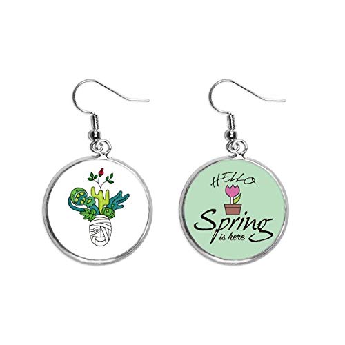 Pendientes de cactus colgantes Horus Botanica de primavera