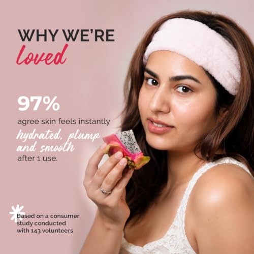 Image of Taupe Dragon Fruit Face Mask with Ectoin & Postbiotics for All Skin Types, Pollution Defense & Skin Firming Mask with Snow Mushroom for Deep Hydration & Barrier Repair, Reduces Dullness & Fine Lines, Derma Tested - 100g
