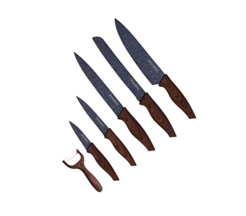 RL-WD5G Set de couteaux 6 pièces ROYALTY LINE revêtement en marbre antibactérien