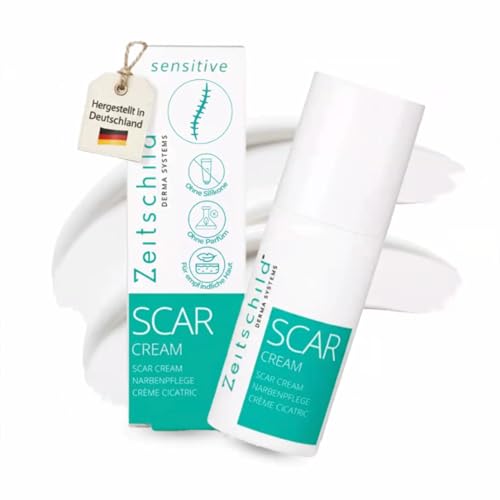 Zeitschild Narbenpflege Creme – Regenerierende Pflege für Frische & Reife Narben| Mit Madecassosiden, Hyaluron & Ectoin| Alle Hauttypen| Ohne schädliche Emulgatoren, vergleichen Sie!