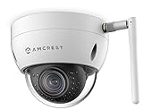 Amcrest ProHD Fixed Outdoor 3-Megapixel (2304 x 1296P) Wi-Fi Vandal Dome IP Security Camera - IP67 Weatherproof, IK10 Vandal-Proof, 3MP (1080P/1296P), IP3M-956W (White)