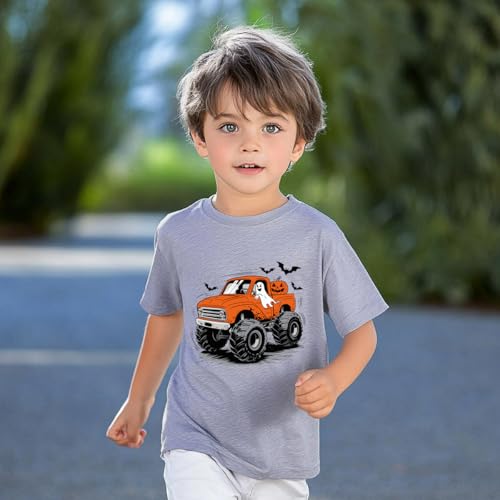 Toddler Halloween Shirt Baby Kid Cute Boo Pumpkin Tees Boys Girls Halloween Tops Clothes 2-7 Years4