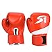 VGEBY1 Guantoni da Boxe, Una Coppia PU Guantoni da Boxe in Pelle per Bambini Guanti da Boxe da Boxe Guanti da Boxe(Rosso)