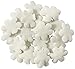 DecoPac White Snowflake Quins, 16.5oz, Fancy Sprinkles Shaped Like Snowflakes, Candy Sprinkles in Handheld Container, Edible Sprinkles For Celebration Cakes, Cupcakes, Cookies 1.03 Pound (Pack of 1)
