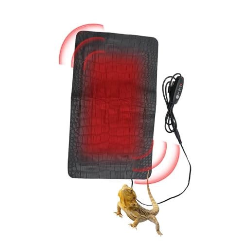 3段階温度調節 爬虫類 ヒーター 暖房パッド USB給電式 ケージの下に敷くだけ 爬虫類加熱マット 保温器具 ペット用ヒーターマット シートヒーター 両生類適用 小動物対応 ポータブル 18*33cm 冬対策