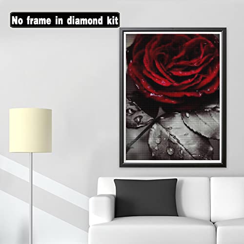 Jantabo Diamond Schilderij Kits Roos, 5D DIY Bloem Volwassenen Beginners Diamond Painting Set Volledige Boor Cross… - Image 3