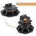 Fardtry 6 Pcs Joist Support Pedestals, Adjustable Plastic Pedestal Pavers Raising from 2-3/8