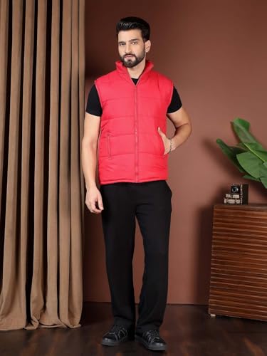 Image of KOTTY Men's Solid Lava Pink Jacket