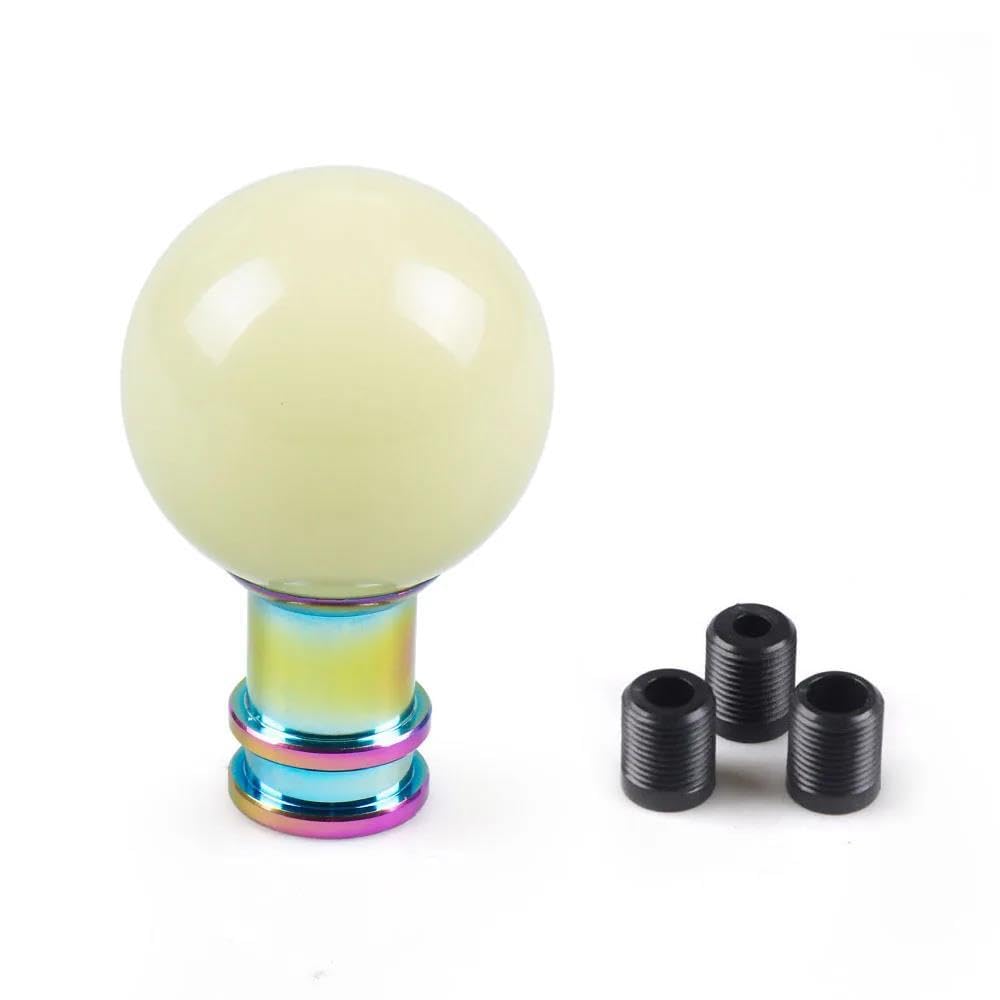 HYASDBWE Universal Luminous Car Gear Shift Knob Acrylic Gear Knob Stick Manual Transmission Shifter Car-Styling Gear Shifter Parts