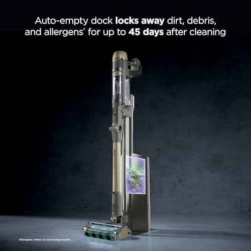 Image of Shark PowerDetect Pet Plus Clean & Empty Cordless Stick Vacuum & Auto-Empty System, Powerful Suction, HEPA Filtration, Carpet & Hard Floor, Portable, Stick Vacuum for Pet Hair, Dark Gray, IP3253