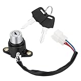 JAVIK Ignition Key Switch Fit for Honda Magna 750 VF750C Deluxe Shadow ACE 1100 1994-2003,OEM#35100-MZ5-A01 35100-MZ5-000