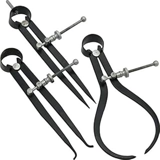 OMEX 3 Piece Spring Caliper & Divider Set | 6 inch | Premium Grade | Inside Outside Divider