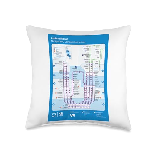 Explore Finland Helsinki Finland Helsinki Commuter Trains Services Map HD