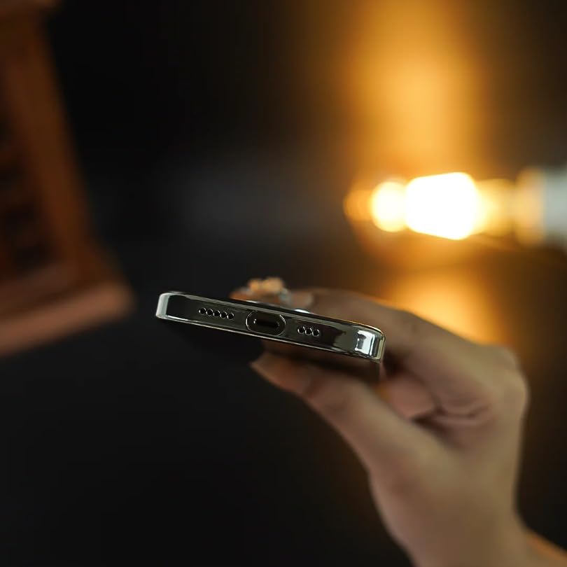 Image of MILLION CASES Back Cover Case for iPhone 15 Pro Shockproof Protective Crystal Ring Grip Lens Bracket Case for Men & Boys