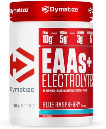 Dymatize EAAs + Electrolytes Blue Raspberry (480g)