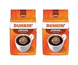 Ground Coffee, Dunkin Hazelnut Flavored Coffee, Rich Smooth Taste of Original Blend with the Flavor
