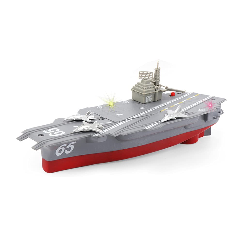 Buy NEXTAKE Aircraft Carrier Toy Electric Boat Toy Carrier Ship Bath ...