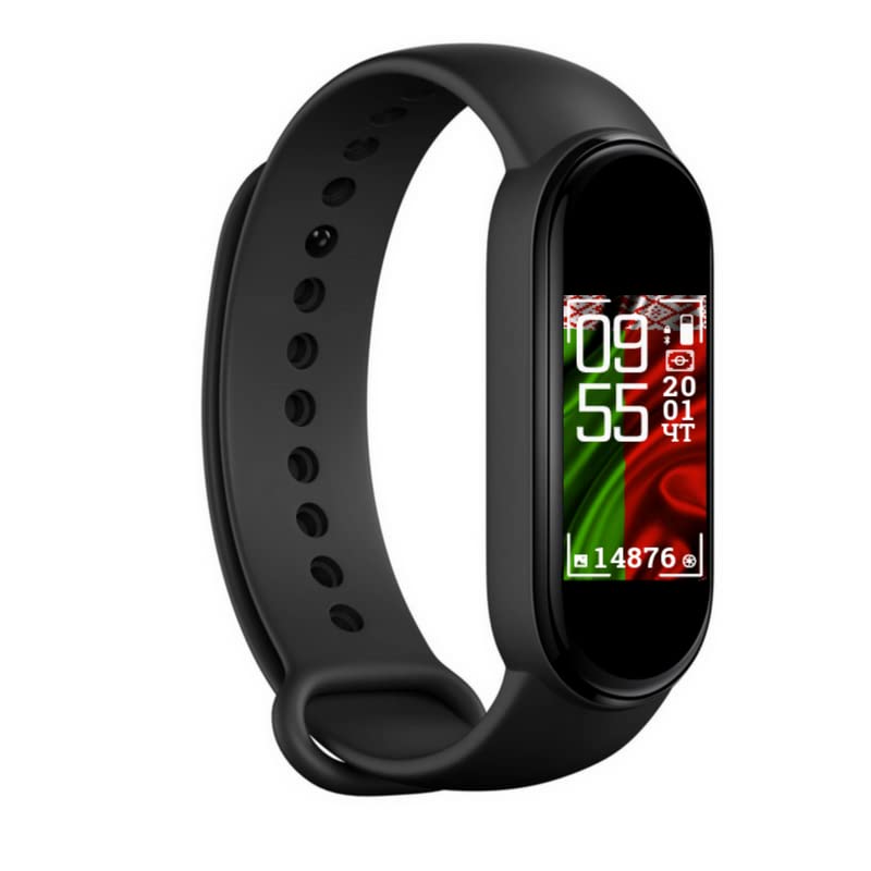 Exxelo M8 Smart Watch Band Fitness Heart Rate & Activity Tracker with Waterproof Design, Step Counter, Calorie Counter, BP Monitor, and Special 6-Year Warranty for Unisex (B09WYT4K28) Amazon Price History, Amazon Price Tracker