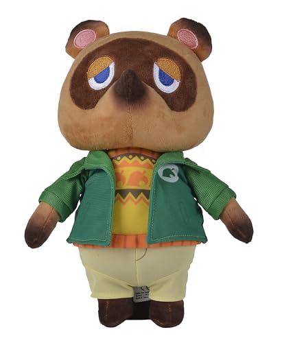 Simba Animal Crossing Tom Nook Winter – Peluche Suave de 25 cm – Anime/Videojuego – Grupos de Edad