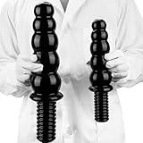 Gienocy XXL Huge Thick Anal Beads Butt Plug with with Non-Slip Handle Long Anal Dildo G-spot Stimulation Prostate Massage Sex Toys for Experienced Female Male Gay Couple Advanced Player (S)
