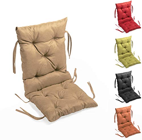 sunnypillow Coussin pour Banc de Jardin 50 x 50 x 50 cm - Matelas Exterieur, Interieur - Coussins Assise & Dossier Souples - Confortable Coussins pour...