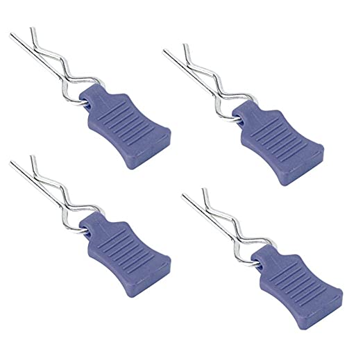 Rc Karosserieklammern Bent Springy R Pins, 1/8 1/10 1/12 Rc Karosserieklammern R Pins + Befestigungsklammer Set Modell Bent… – Ansicht 1
