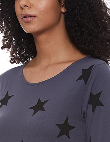 Image of A.T.U.N. (ALL THINGS UBER NICE) Womens Printed Cotton Long Sleeve Regular T-Shirt (Pack of 3)
