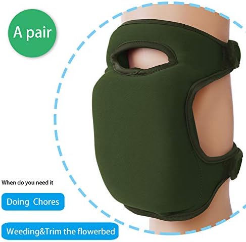 Adults Gardening Knee Pads Ultra Thick Soft Memory Foam Kneeler Knee Protection Cushion Adjustable Knee Braces Kneepads for Gardener Cleaning Kneeling Scrubbing Floors Work