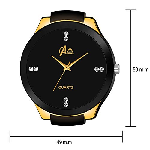 Image of Acnos Premium 3 Different Types Super Quality Analogue Black Watch for Men /Watch for Boys Pack of 1