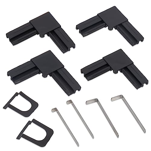 SAMUFLY Fliegengitter mit Alurahmen anthrazit 80x100cm Fensterschutz Insektenschutzgitter für Fenster Fliegennetz Mückenschutz Insektenschutzrahmen