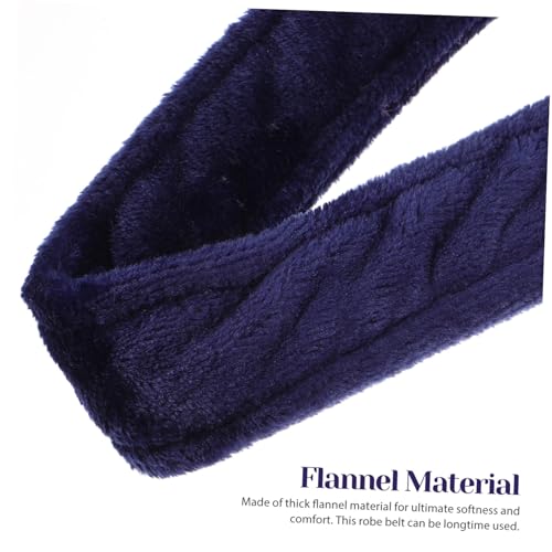 Robe Belt Replacement Soft and Durable Bathrobe Belt for Hotels Replacement for Your Bathrobe Suitable for Both Men and Women Versatile Use Navy4