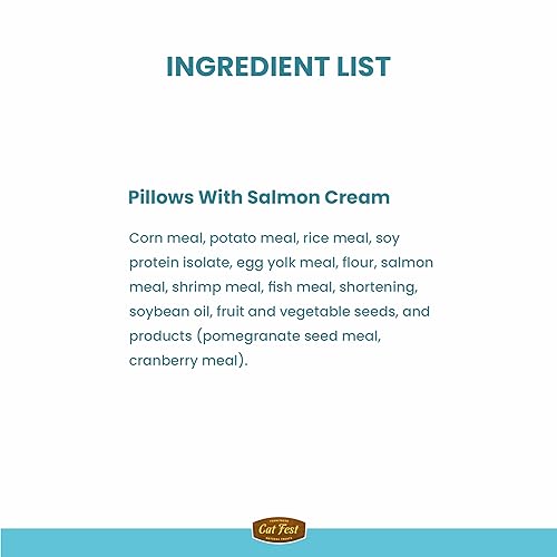Image of BarkButler x Catfest Pillows with Salmon Creamy Filling Cat Treat Combo Pack, 30g x 3 |Made with Natural Ingredients |0% Artificial Flavor, Colour or Preservatives|for All Cats & Kittens Breed