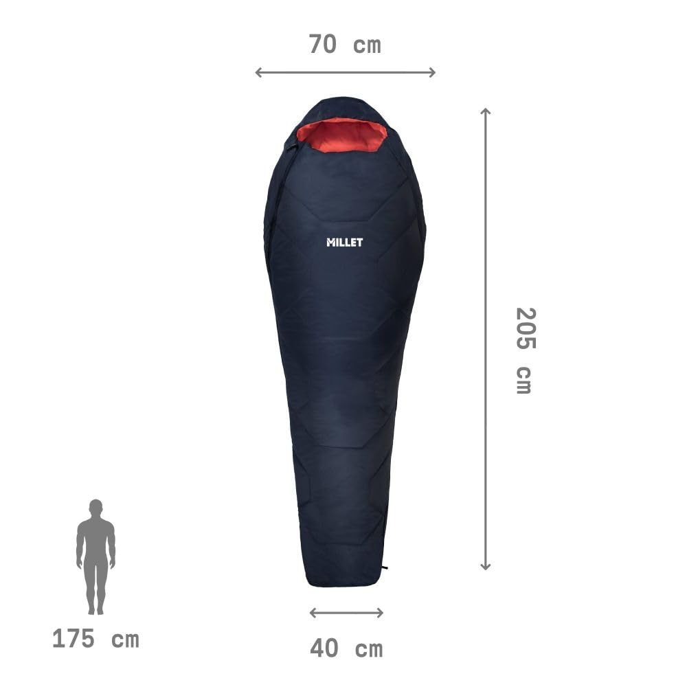 Millet - Sac De Couchage BAIKAL 750-2 Saisons Léger Résistant 10 °C - Femme