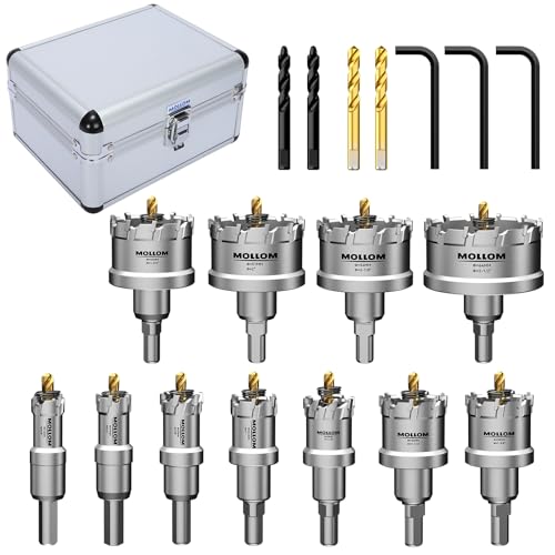 MOLLOM 11 seghe (16-64mm) Kit di seghe a tazza in