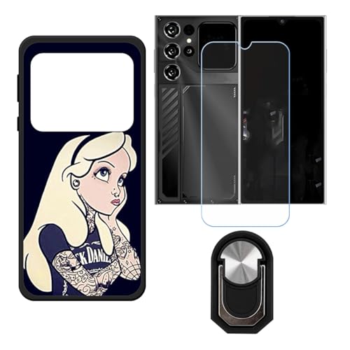 BMPNLSZ �K�p Oukitel C62 GT�p+HD�����K���X�ɓK�����ėpTPU�P�[�X�A�V���J�Q���P�[�X�o���p�[�ی�o�b�N�P�[�X-�ɓK����9�d�x�X�N���C�u�h�~�X�N���[���v���e�N�^(6,88") + ���O���\�Ŕėp�I��360�x��]�\�ȃX�e���g����