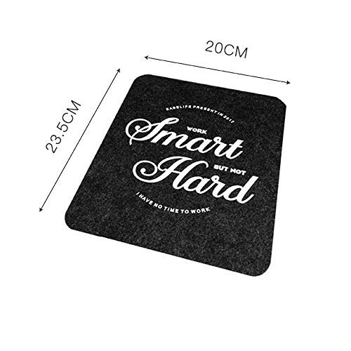 Preisvergleich Produktbild Home Nordic ins Mauspad umweltfreundlich geruchsneutral Computermatte Tischset Schreibtisch Filz Spiel Mauspad, dunkelgrau, 235x200x3mm