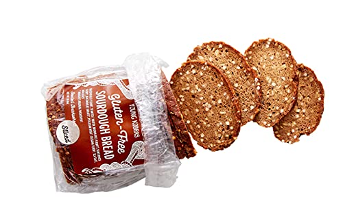 Young Kobras Organic Gluten-Free Seeded Buckwheat Sourdough Bread, Vegan, Gum Free, Yeast Free, 22oz each (2-pack)