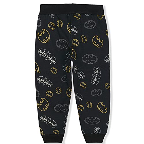 Batman Boys’ 2 Pack Jogger Pants For Toddler And Little Kids – Grey/Black #TOP3