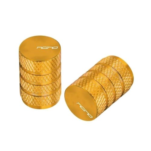Capuchon de potence et valve pneu moto Benelli TRK 502 finition jaune alu