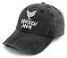 Chicken Hat for Women Mom Mama Mother, Adjustable Cotton Embroidered Farm Hen Baseball Cap, Thanksgiving Mothers Day Birthday Chicken Gifts for Mommy Grandma Chickens Owners Farmer Lover Black