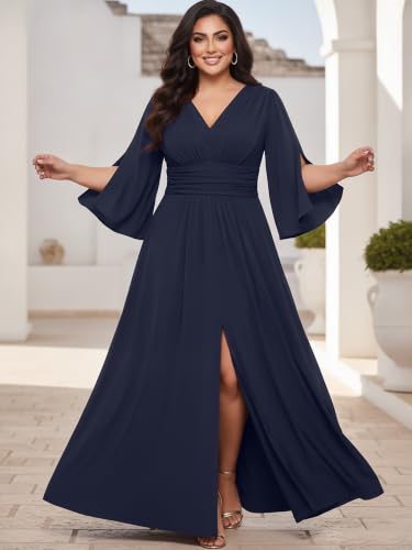 Image of KOH KOH Womens Long Bridesmaid Semi Formal Wedding Guest Maxi Dress Gown